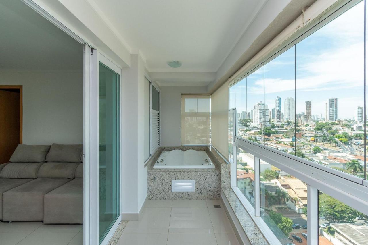 Apartamento De 1 Quarto Com Vista Para O Parque Vaca Brava E Com Jacuzzi No Setor Bueno - El1802 Goiânia Eksteriør bilde