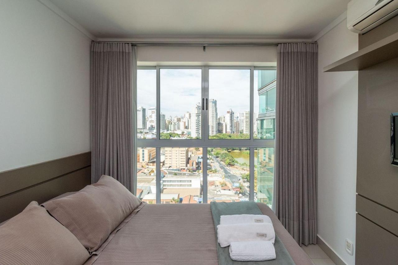 Apartamento De 1 Quarto Com Vista Para O Parque Vaca Brava E Com Jacuzzi No Setor Bueno - El1802 Goiânia Eksteriør bilde