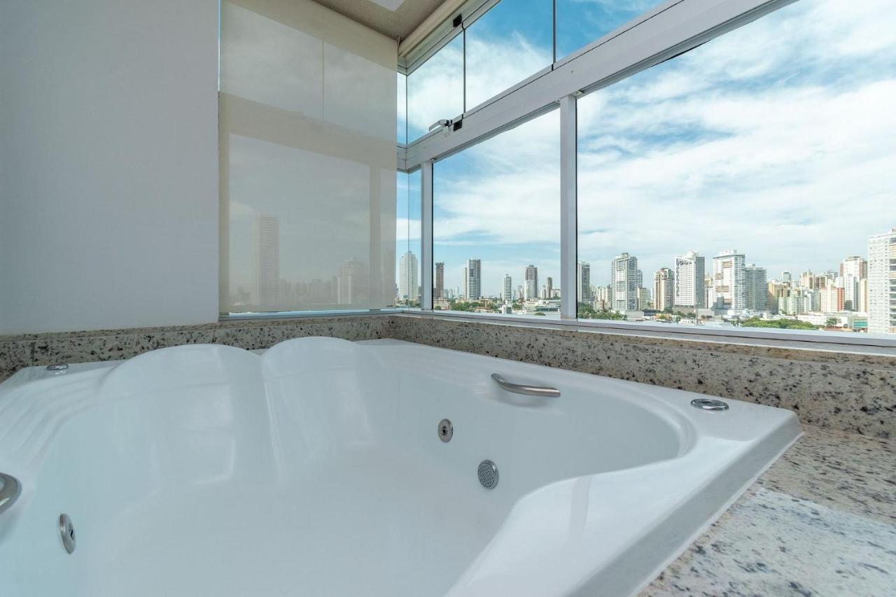 Apartamento De 1 Quarto Com Vista Para O Parque Vaca Brava E Com Jacuzzi No Setor Bueno - El1802 Goiânia Eksteriør bilde