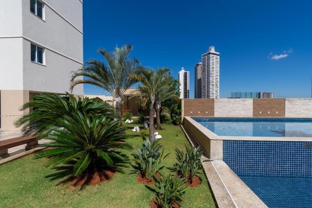 Apartamento De 1 Quarto Com Vista Para O Parque Vaca Brava E Com Jacuzzi No Setor Bueno - El1802 Goiânia Eksteriør bilde